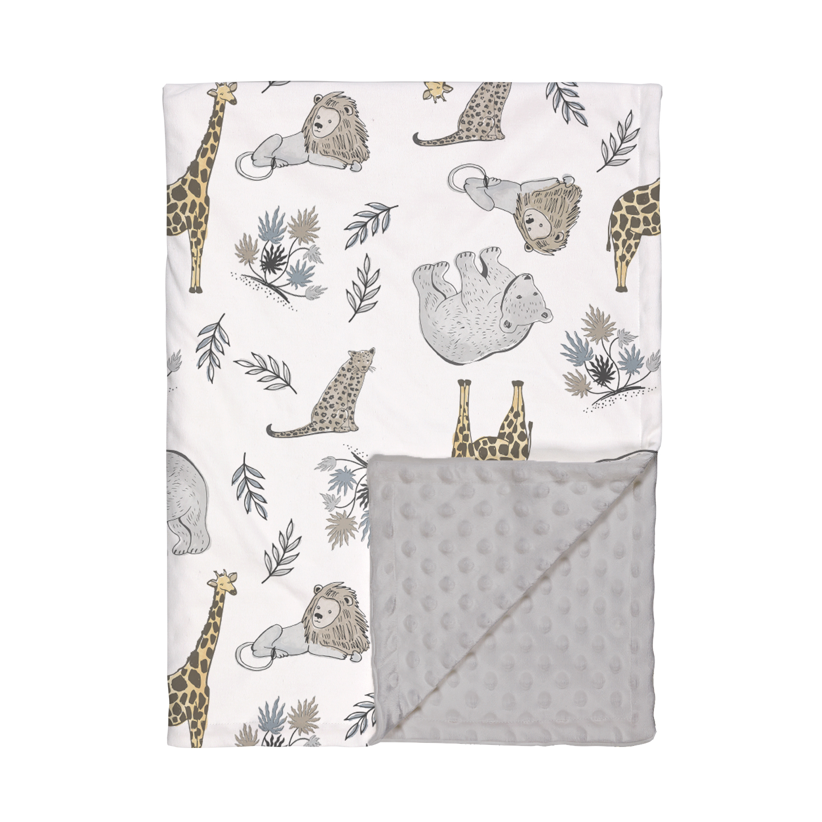 Lion | Gllquen Baby Fleece Plush Dot Blanket | 30''*40''