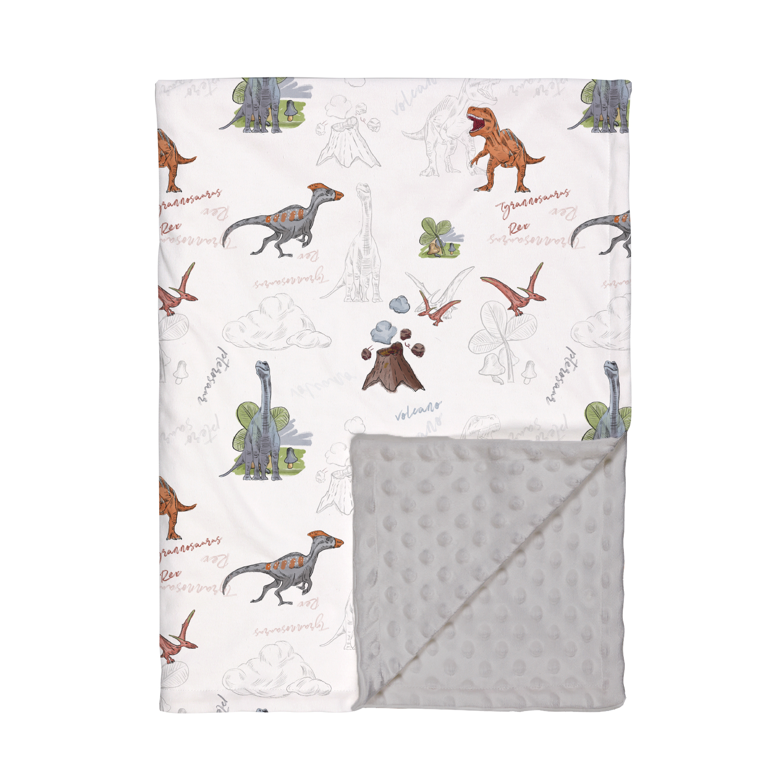 Jurassic | Gllquen Baby Fleece Plush Dot Blanket | 30''*40''