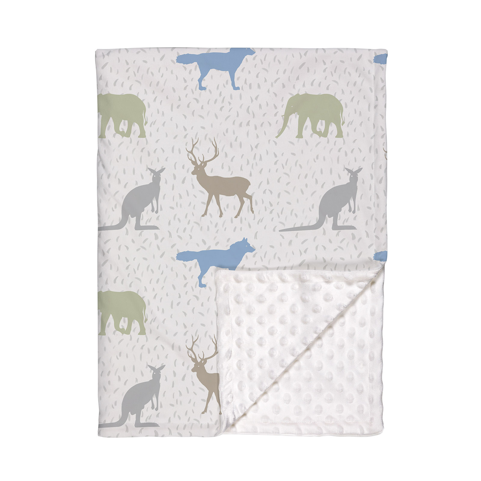 kangaroos | Gllquen Baby Fleece Plush Dot Blanket | 30''*40''