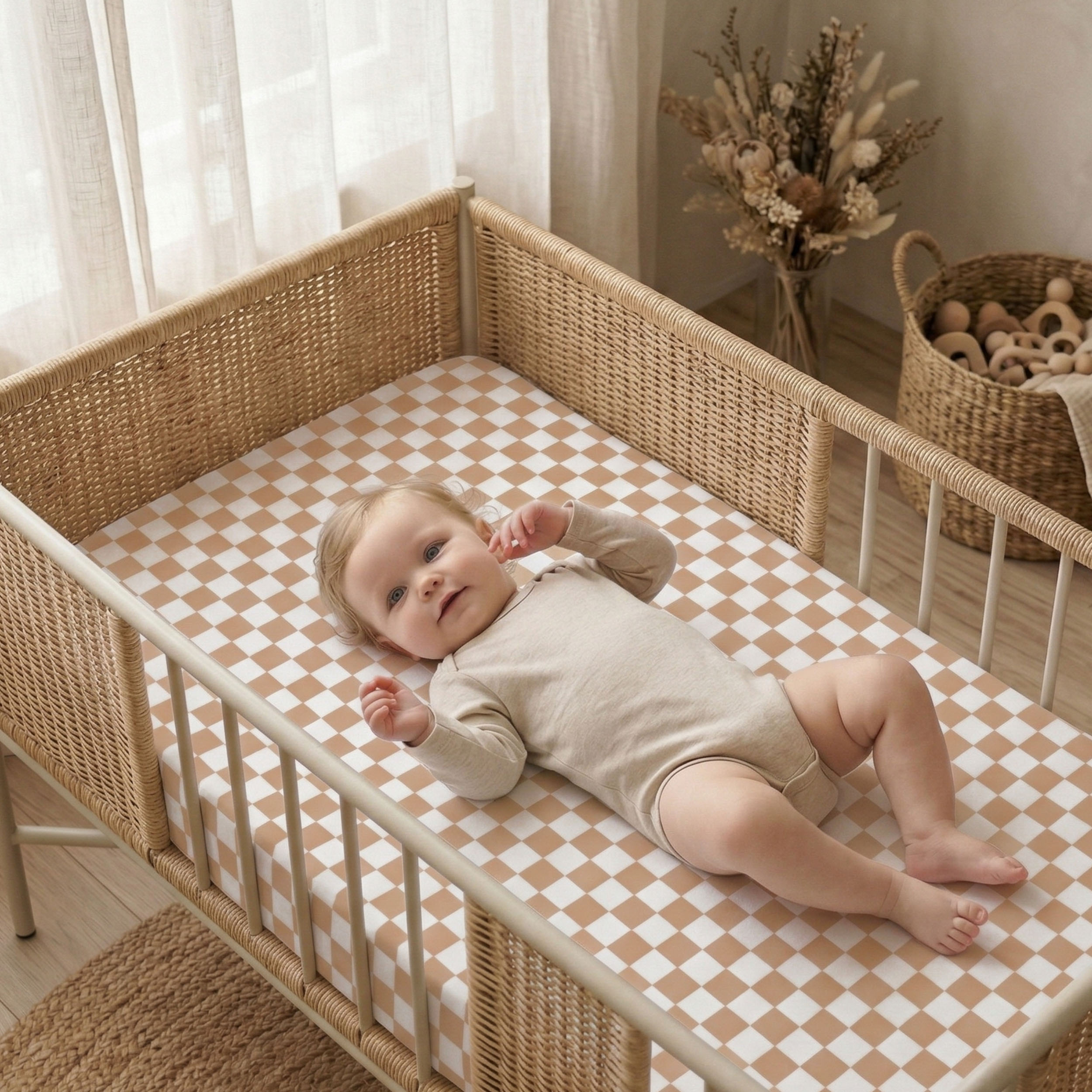 Vintage Floral  Bloom | Bassinet Sheets 3-Pack | 33*20''