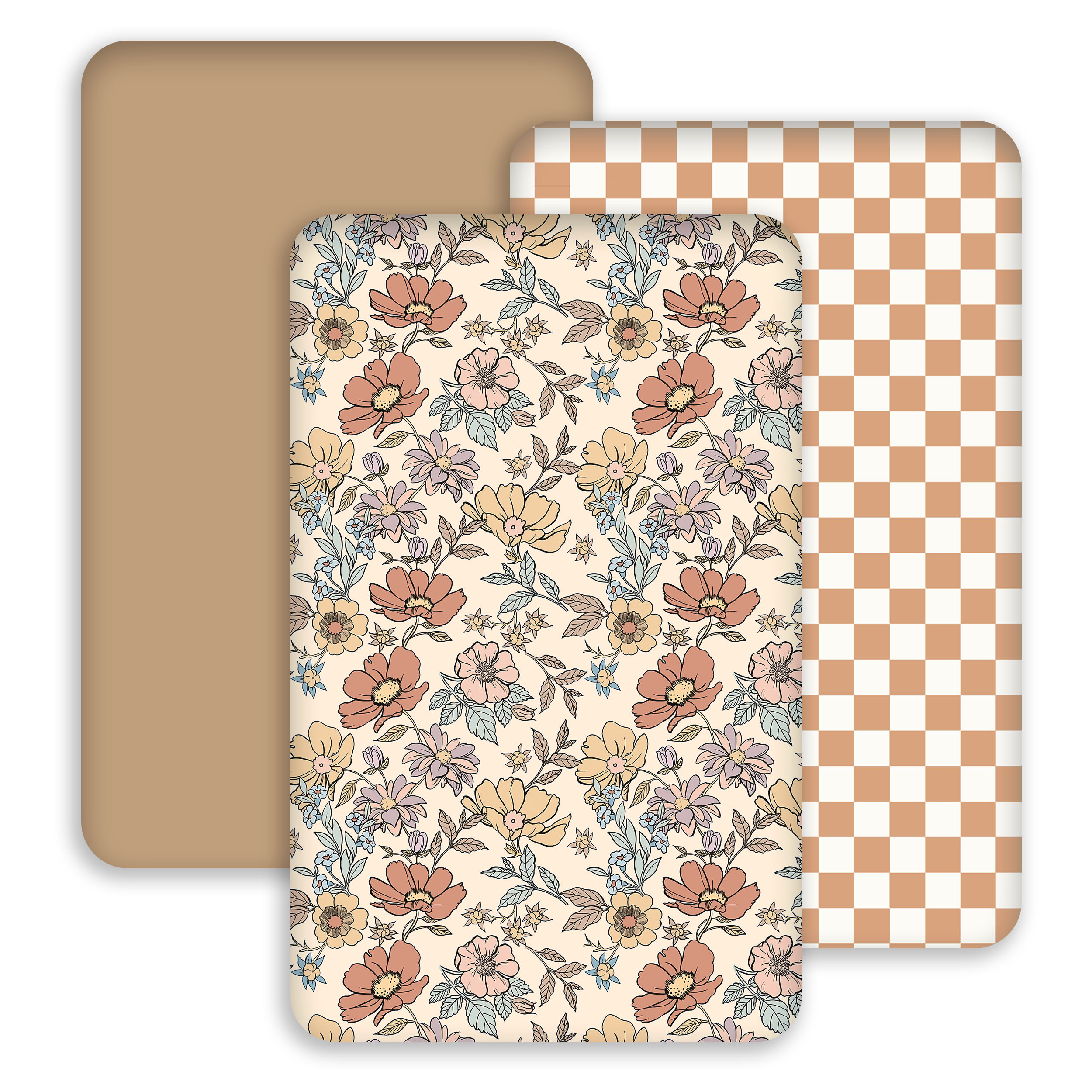 Vintage Floral  Bloom | Bassinet Sheets 3-Pack | 33*20''