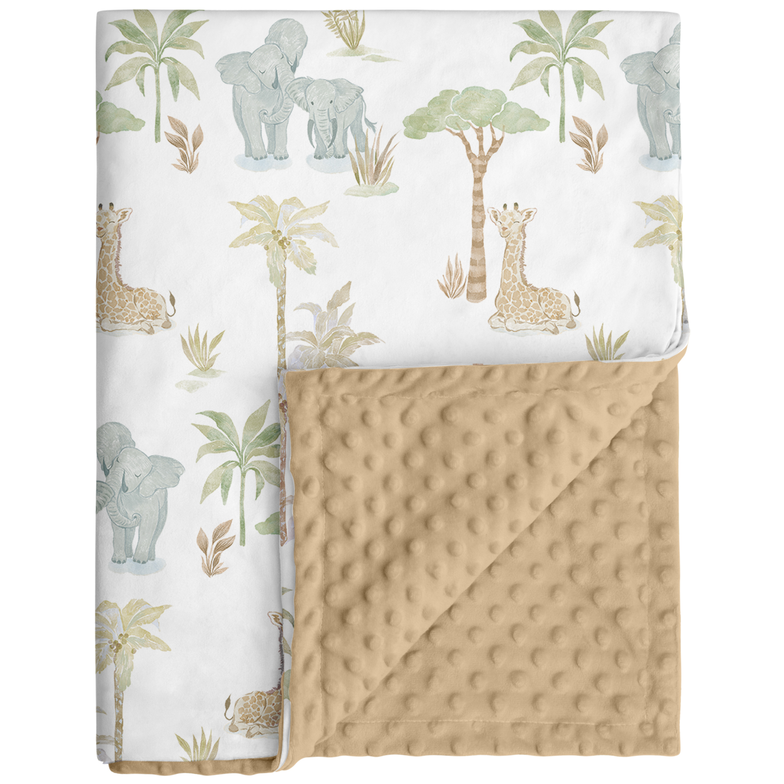 Savanna | Fleece Plush Dot Blanket | 30''*40''