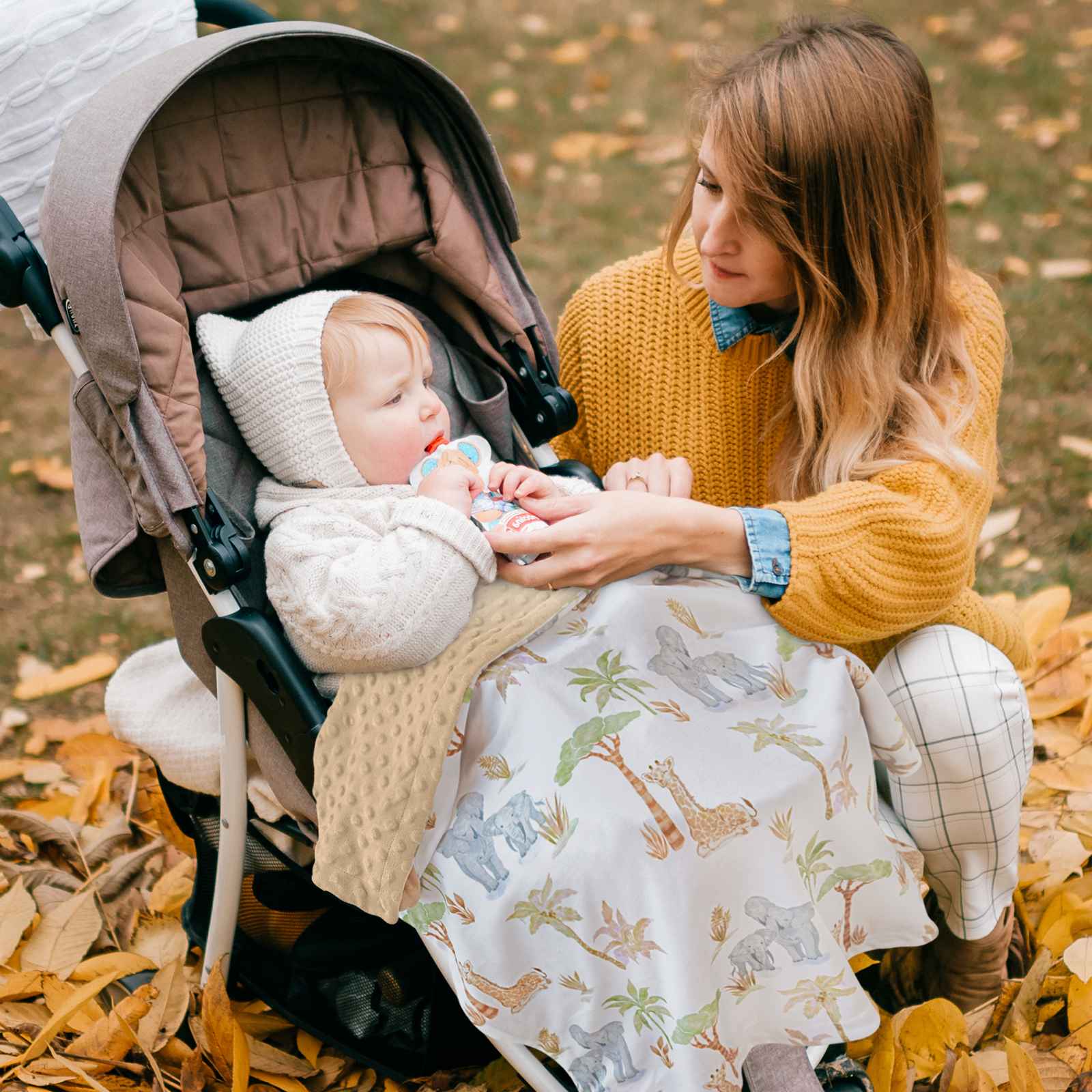 Savanna | Fleece Plush Dot Blanket | 30''*40''