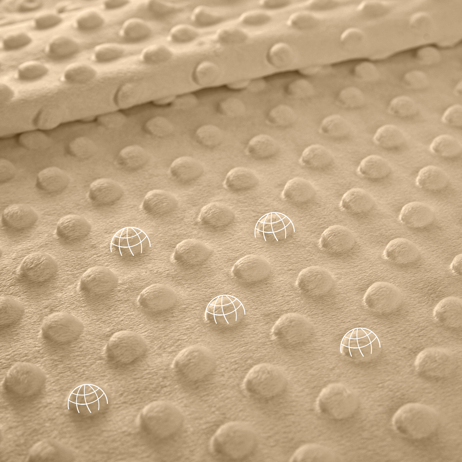 Savanna | Fleece Plush Dot Blanket | 30''*40''