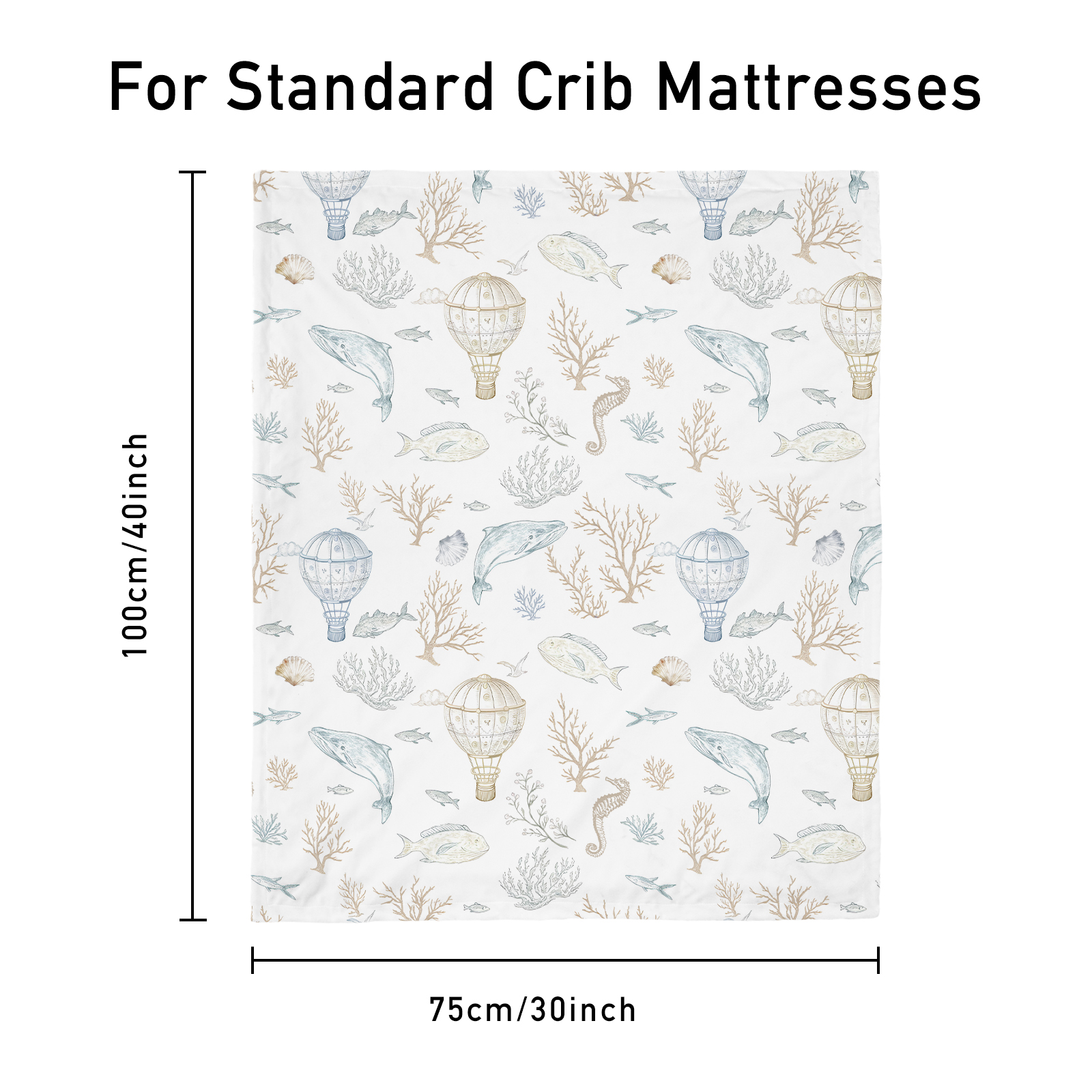 WhaleDream SkyVoyage | Fleece Plush Dot Blanket | 30''*40''