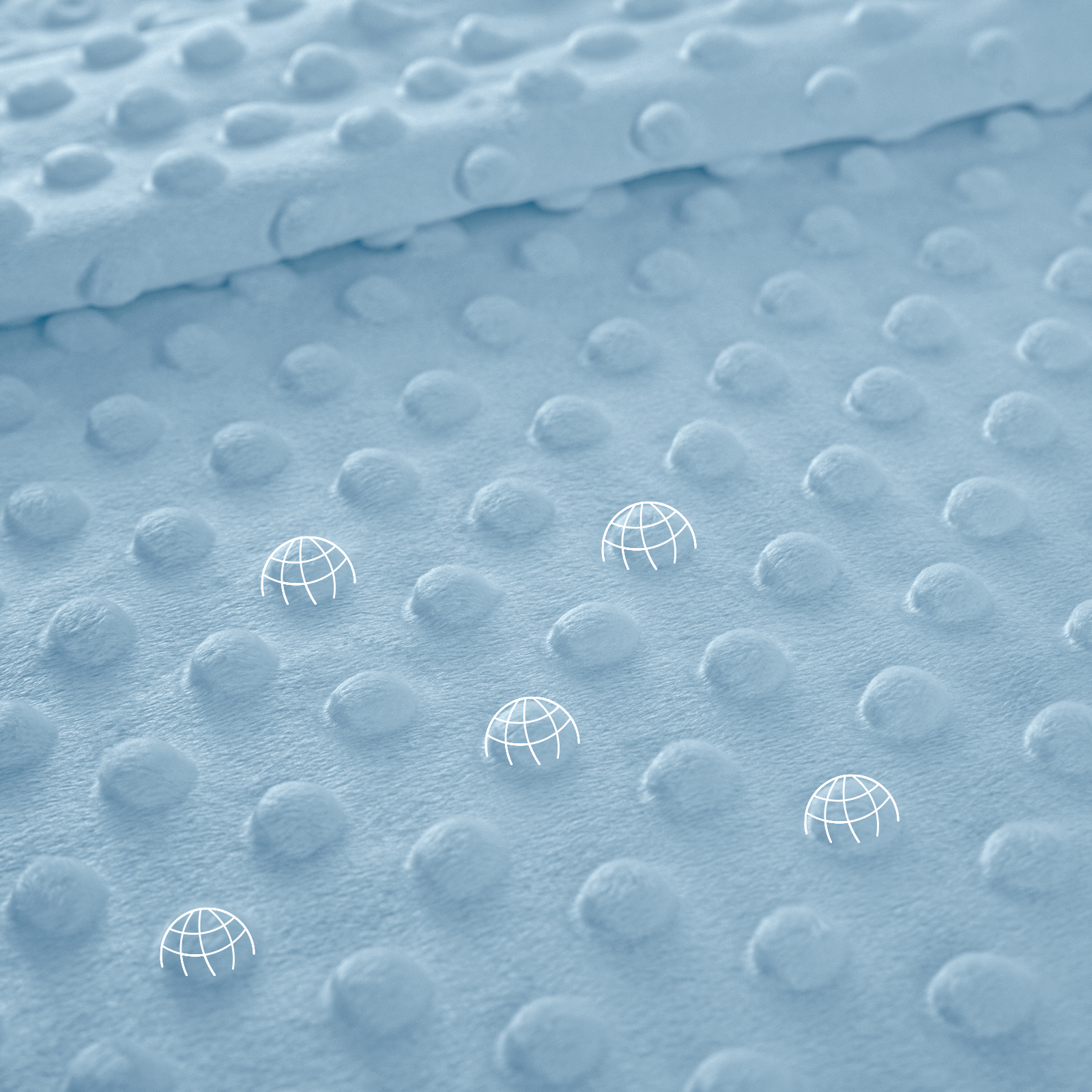 WhaleDream SkyVoyage | Fleece Plush Dot Blanket | 30''*40''