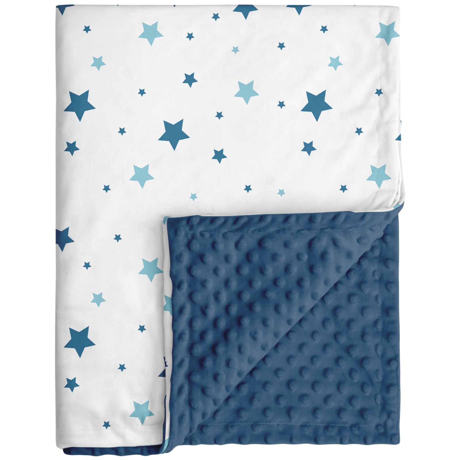 Blue Star | Fleece Plush Dot Blanket | 30''*40''