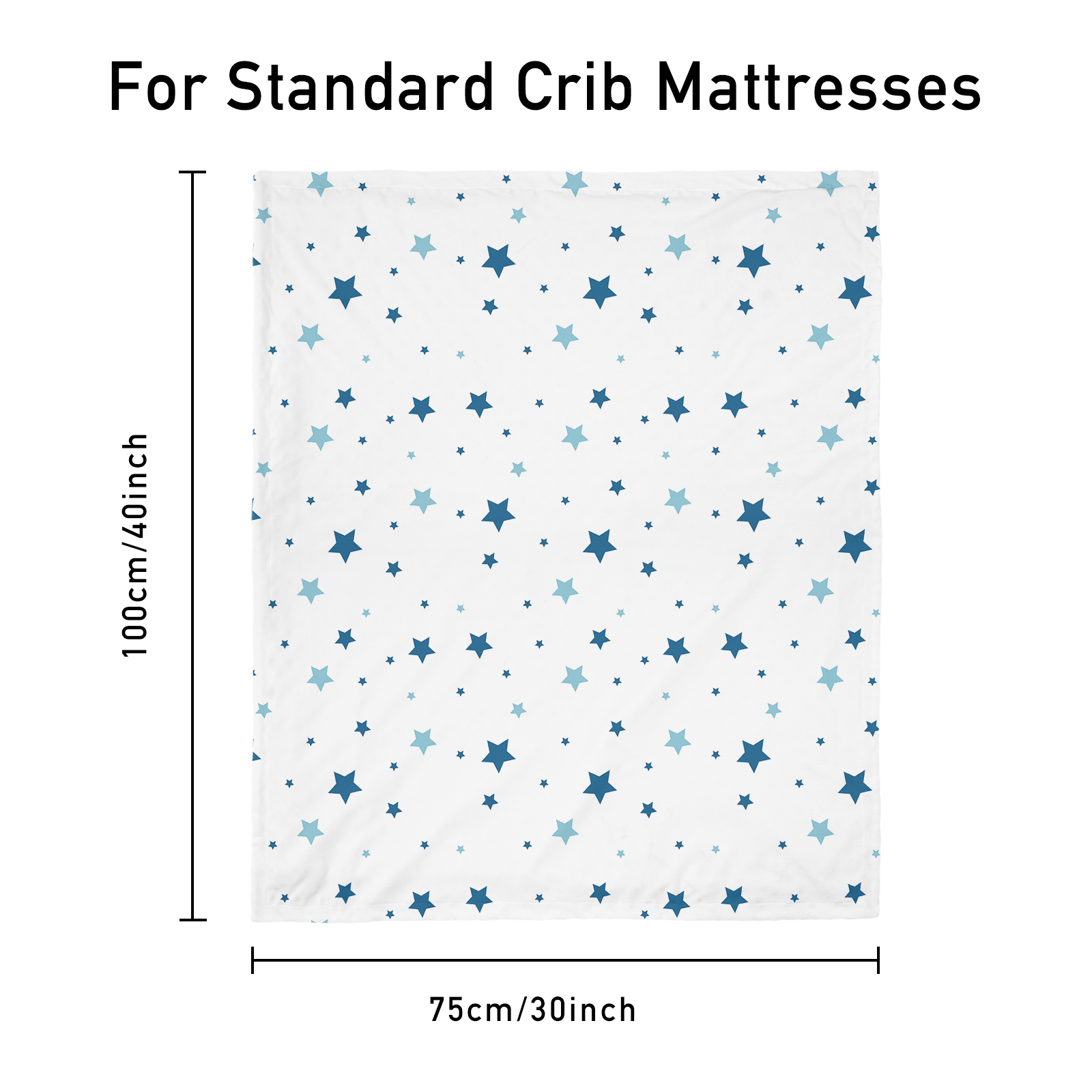 Blue Star | Fleece Plush Dot Blanket | 30''*40''