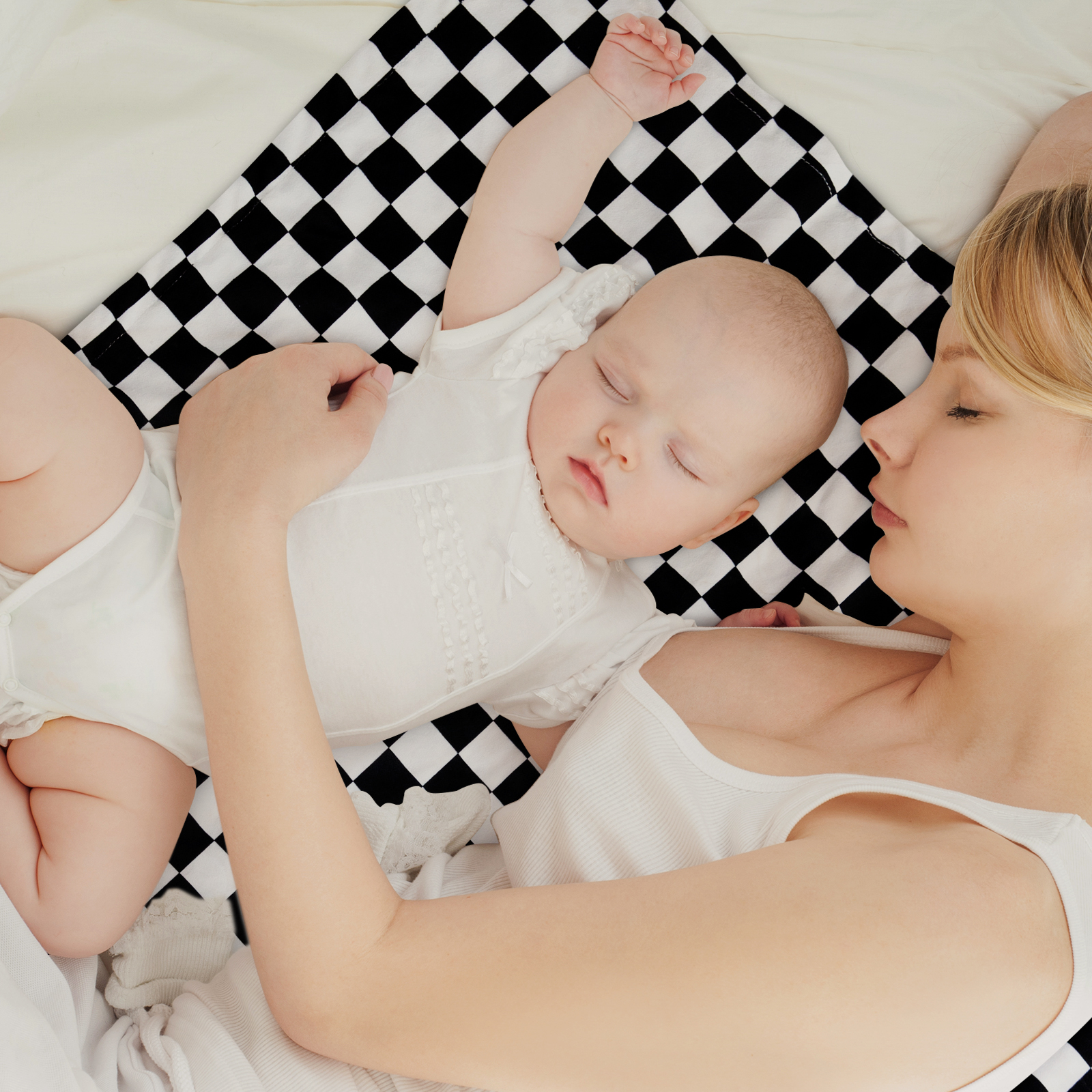 Black and White | Fleece Plush Dot Blanket | 30''*40''
