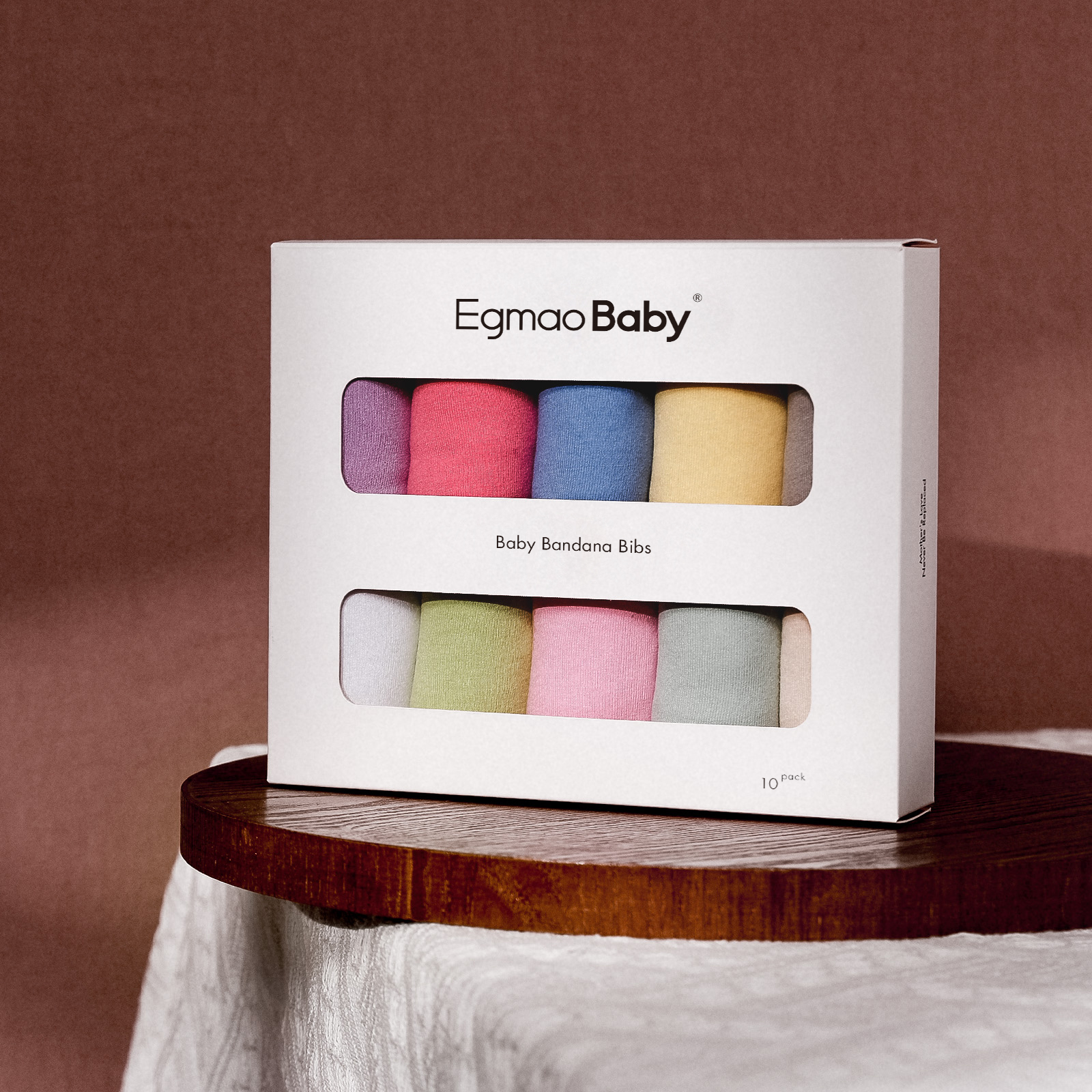 Super Absorbent Bandana Bibs 10 Pack - Dreamy Girl