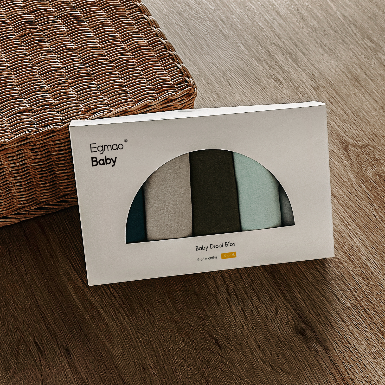 Inspire Set | Organic Cotton Bandana Bibs 10 Pack | 0-36 Months