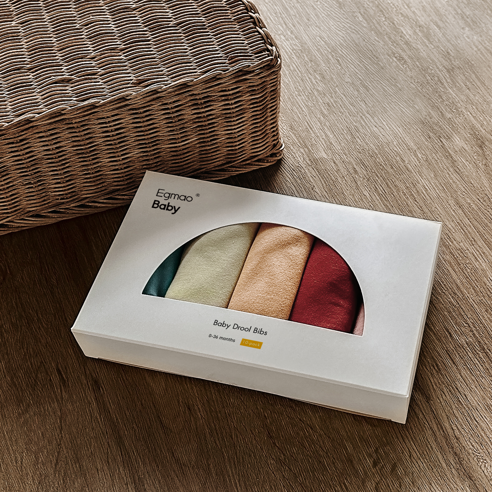 Riotous Set | Organic Cotton Bandana Bibs 10 Pack | 0-36 Months