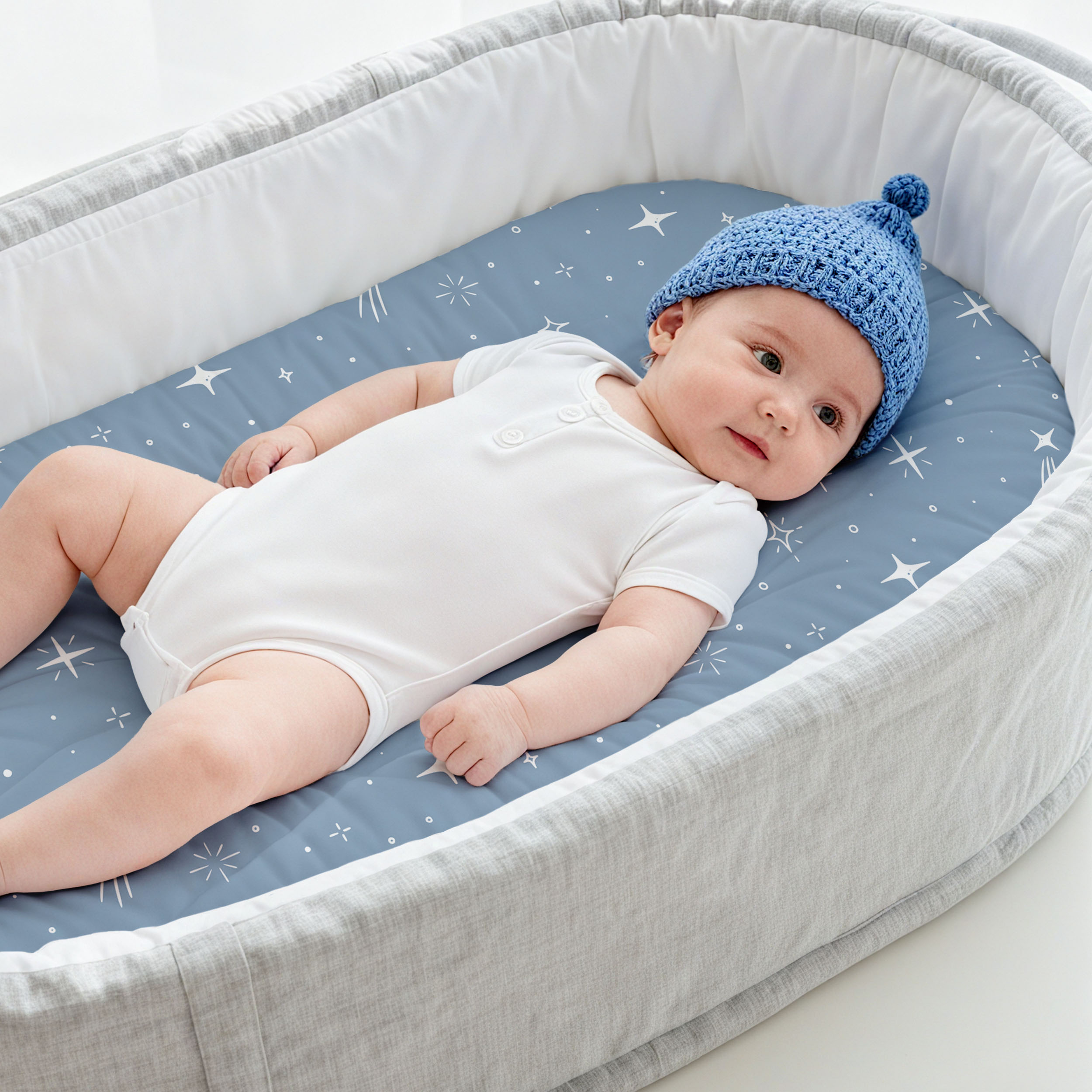 Starry Sky Dreamland | Bassinet Sheets 3-Pack | 17*33''