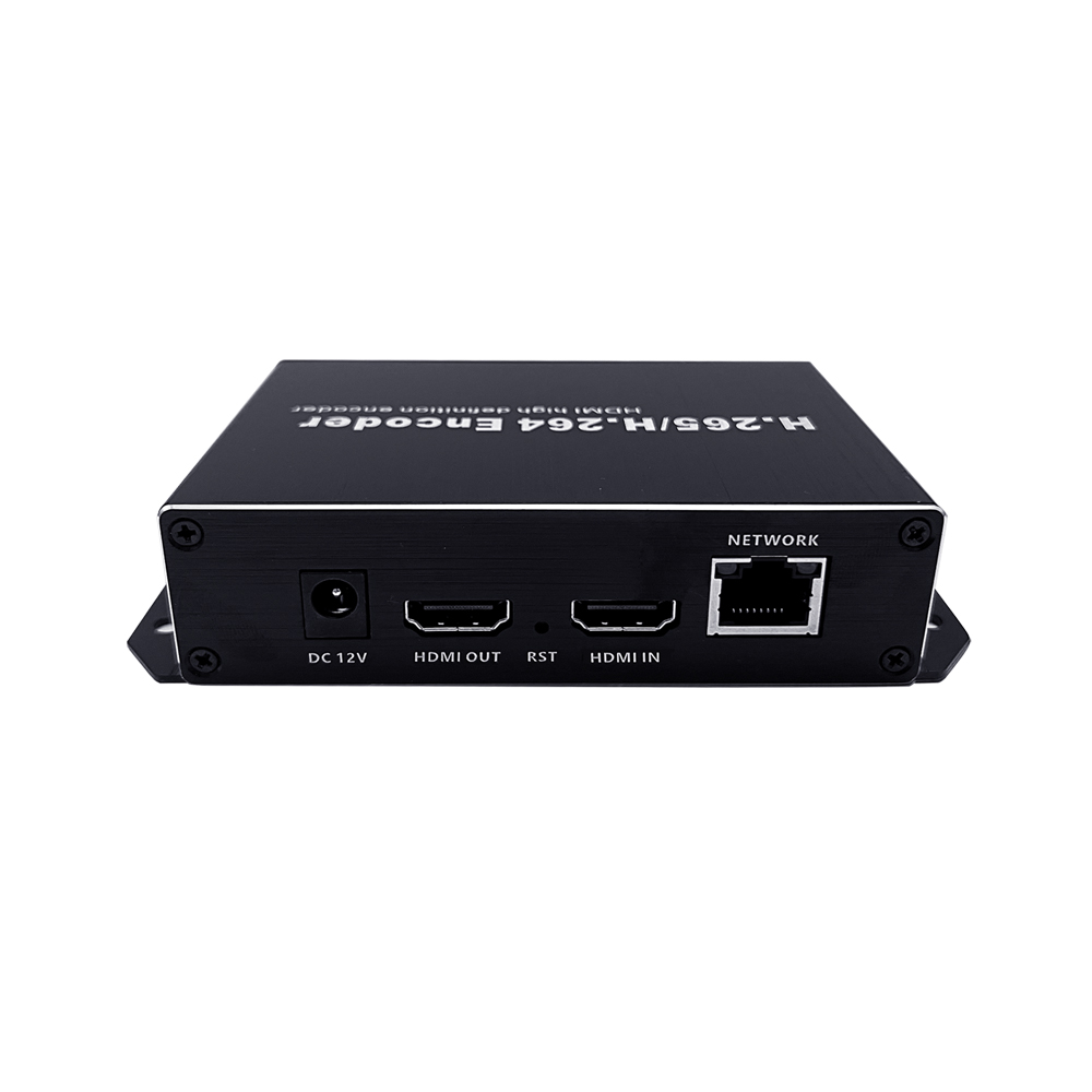 H.265 1080P PoE 50FPS HDMI Encoder for Live Streaming W/Storage Loopout RTMP RTSP SRT TS UDP HTTP ONVIF Hikvision Protocol for IPTV Streaming to YouTube Facebook etc.