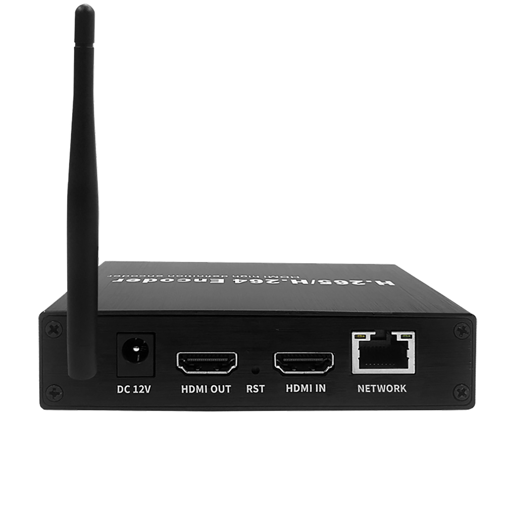 H.265 1080P WiFi 50FPS HDMI Encoder for Live Streaming W/Storage Loopout RTMP RTSP SRT TS UDP HLS HTTP ONVIF Hikvision Protocol for IPTV Live Streaming to YouTube Facebook etc.