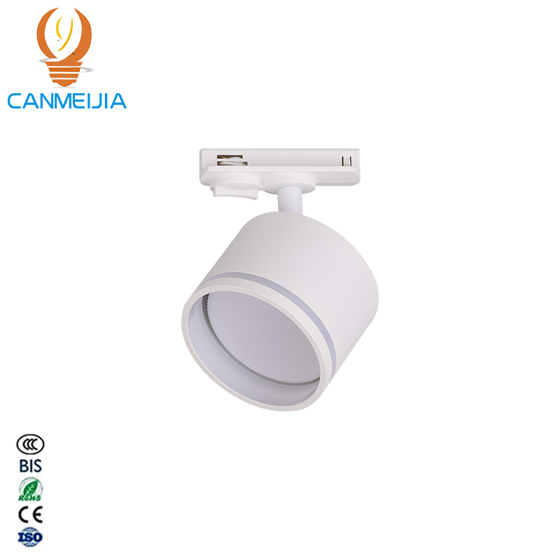 CANMEIJIA  Track Downlight GX53 No Light Source Round No Light Source-CANMEILIGHTS