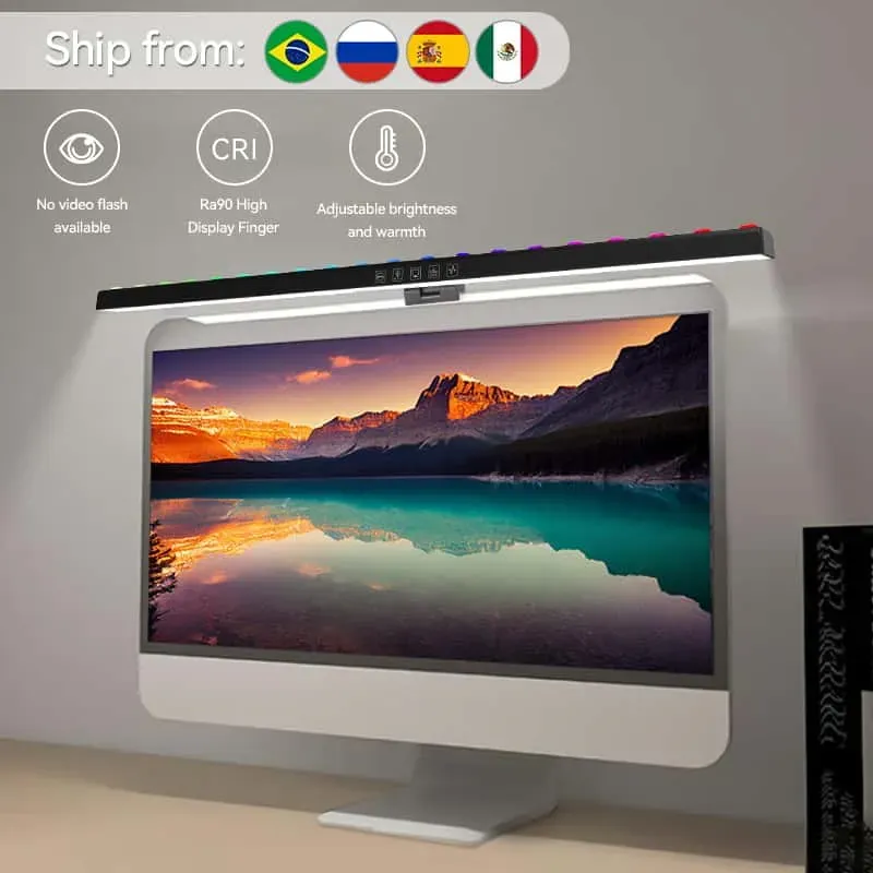 CANMEIJIA Led Monitor Light Bar Computer Lamps Screen Hanging Desk Light Stepless Dimming Monitor