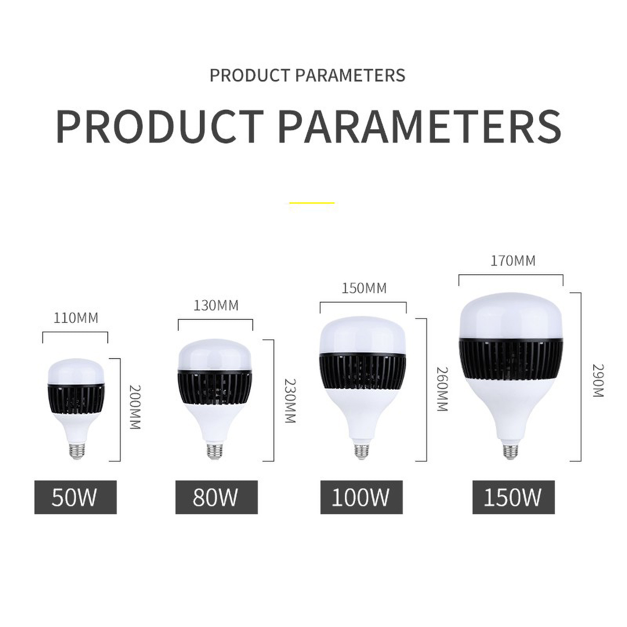 CANMEIJIA led bulbs high Power E27 light head super bringht-CANMEILIGHTS