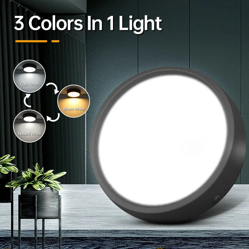 CANMEIJIA LED Ultra-thin Surface Mounted Down Light Round Panel Light