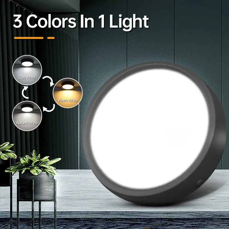 CANMEIJIA LED Ultra-thin Surface Mounted Down Light Round Panel Light