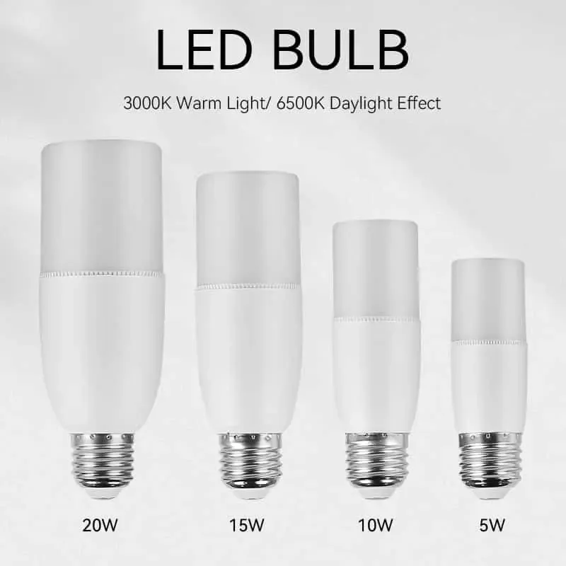 CANMEIJIA led bulbs columnar E27 lamp holder upgrade led chip-CANMEILIGHTS
