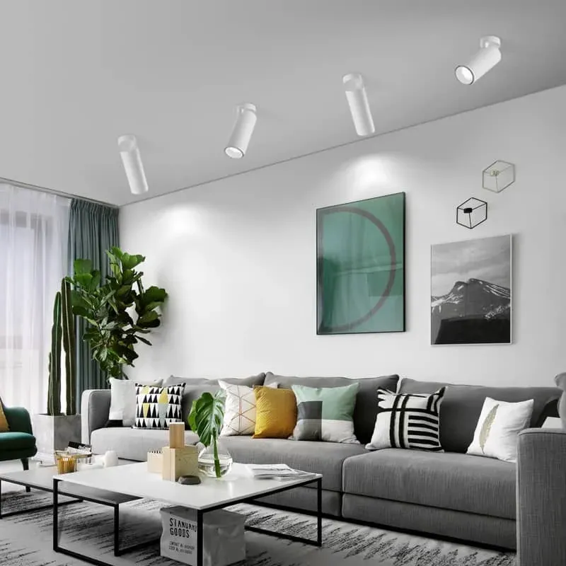 CANMEIJIA Foco de superficie plegable, luz descendente, luz regulable para dormitorio