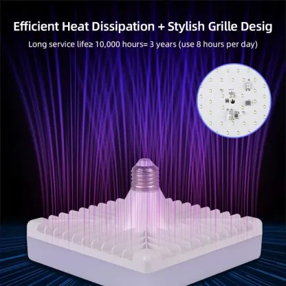 CANMEIJIA led bulbs flying saucer model square waterproof E27 lamp holder-CANMEILIGHTS