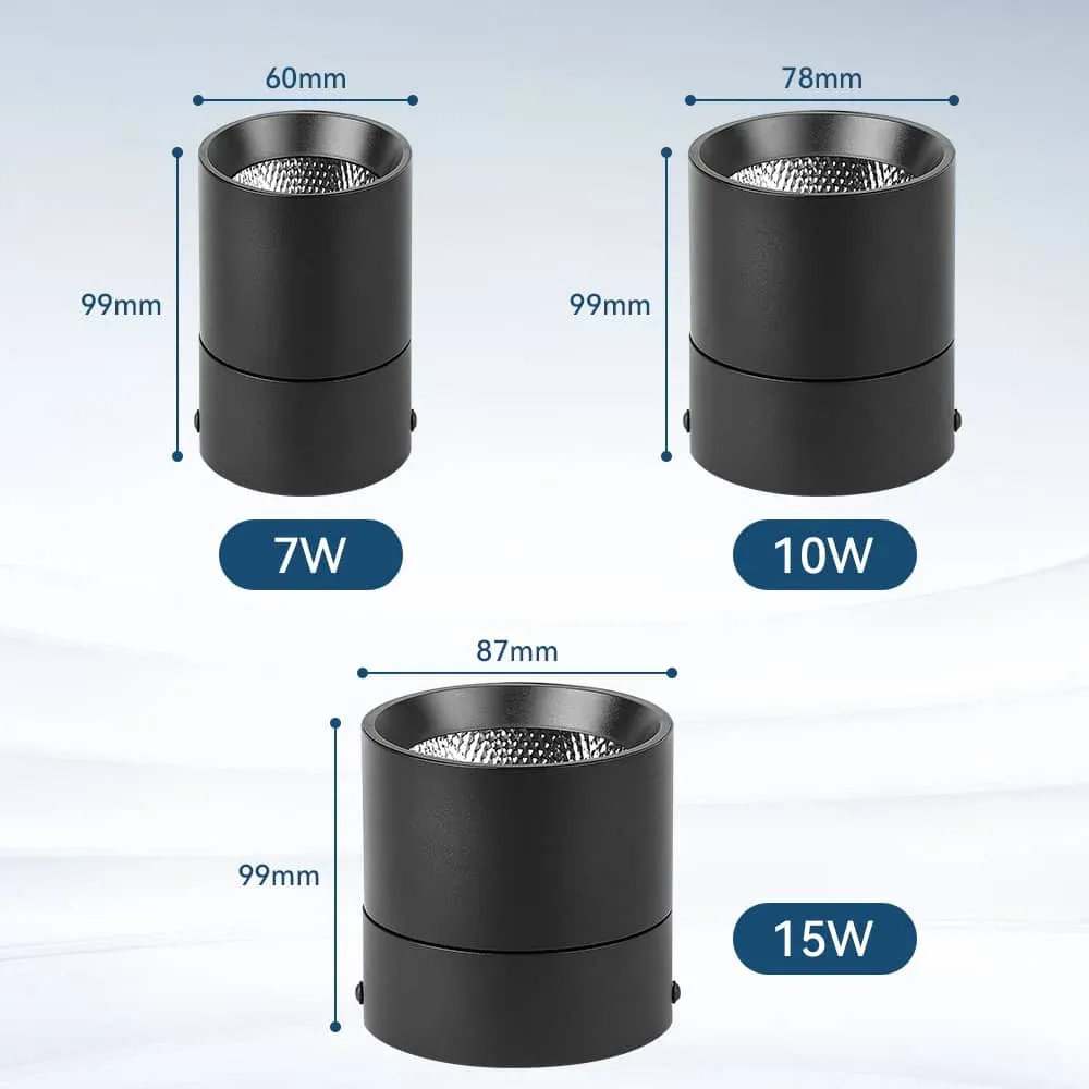 CANMEIJIA LED Surface Mounted Downlight Foldable And Rotatable Spotlight 