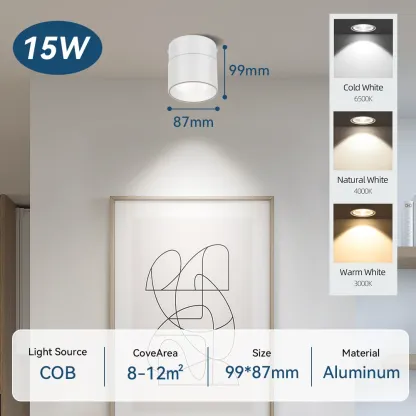 CANMEIJIA LED Surface Mounted Downlight Foldable And Rotatable Spotlight 