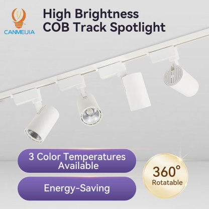 CANMEIJIA  New COB track lights with tri-color dimming and memory function-CANMEILIGHTS