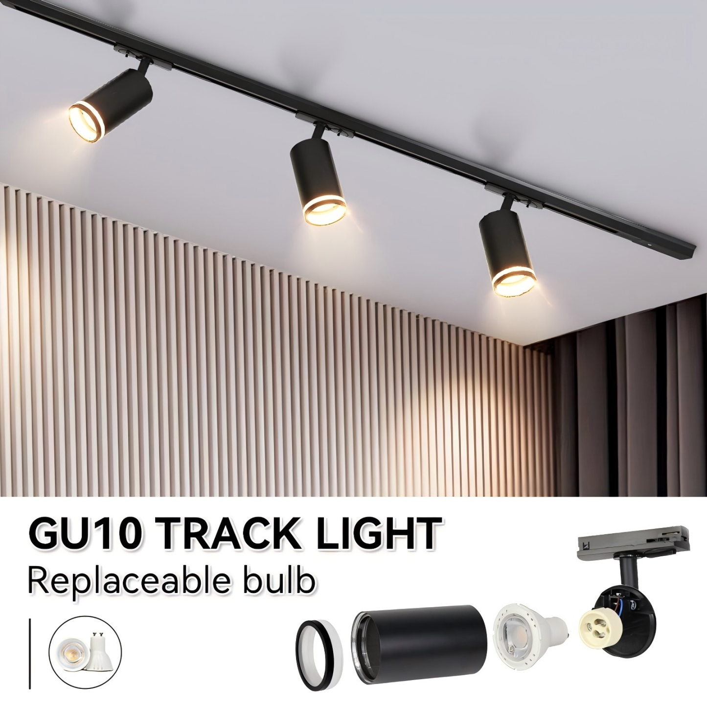 CANMEIJIA GU10 Bulb TrackLight Replacement Bulb 85-265V