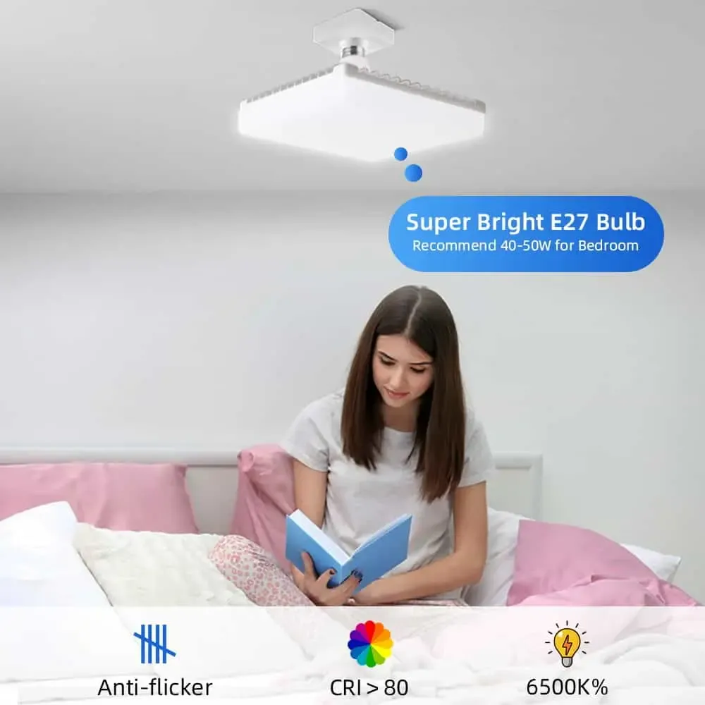 CANMEIJIA led bulbs flying saucer model square waterproof E27 lamp holder-CANMEILIGHTS