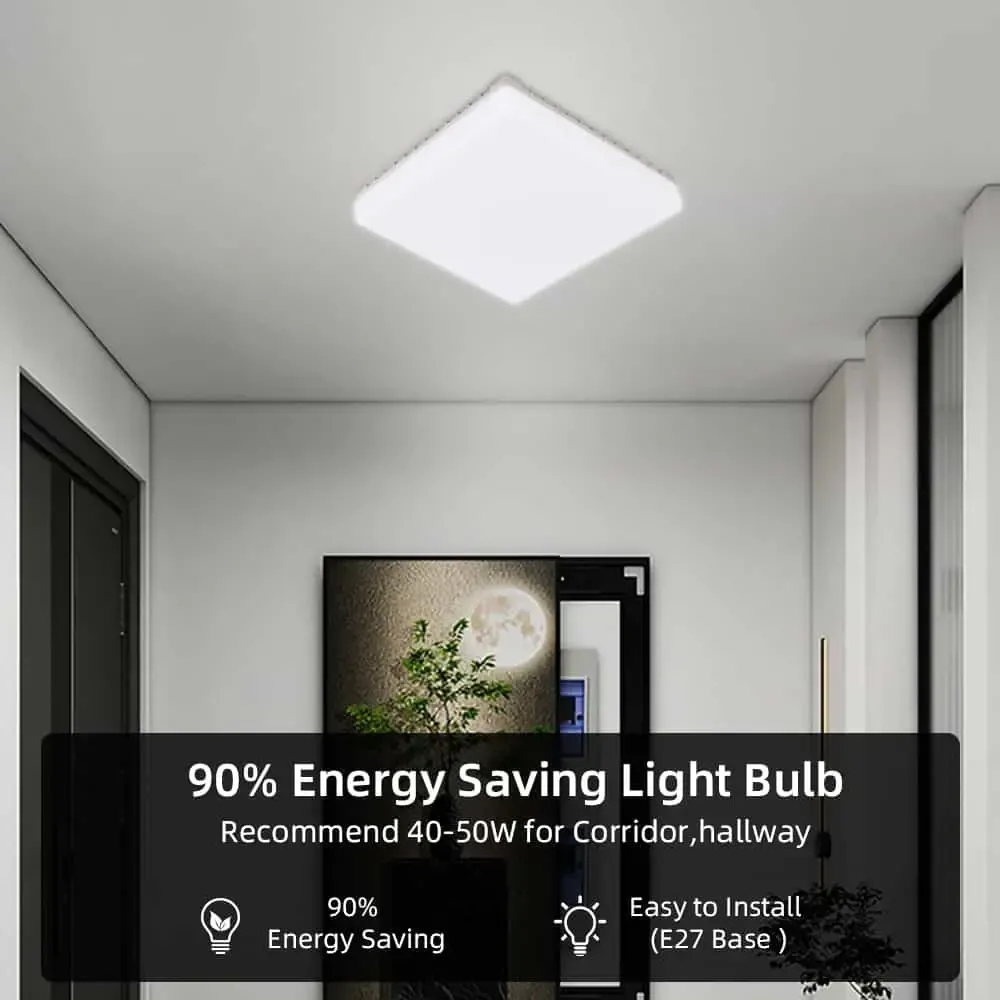 CANMEIJIA led bulbs flying saucer model square waterproof E27 lamp holder-CANMEILIGHTS