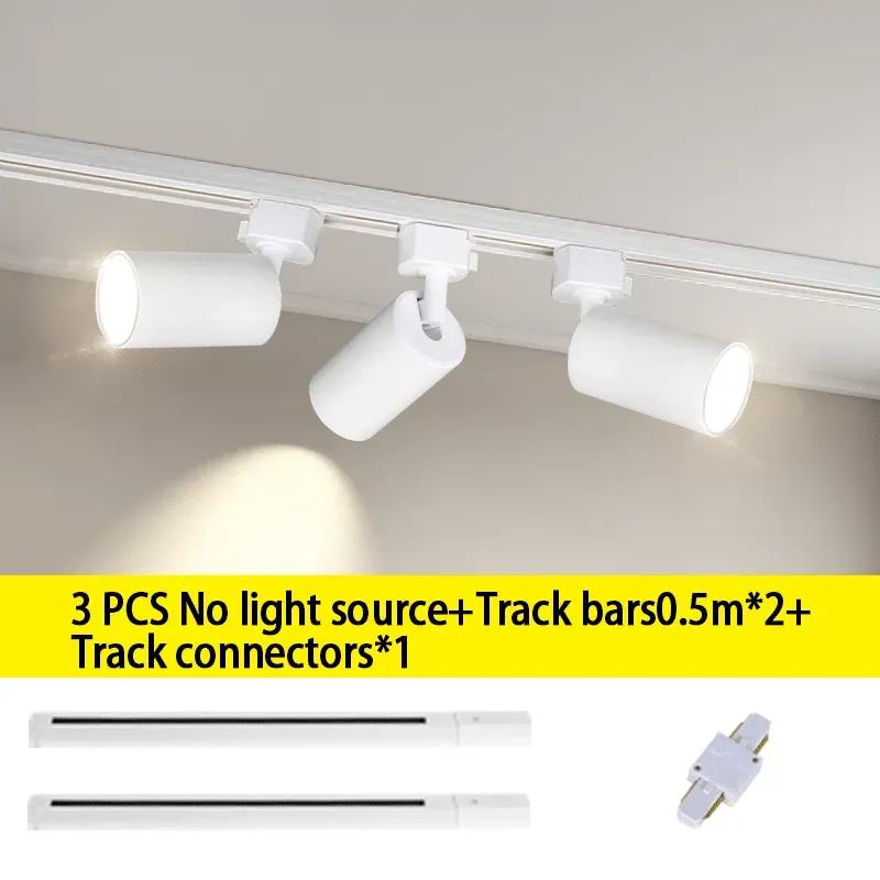CANMEIJIA LED Gu10 Track Light Adjustable Angle Without Light Source