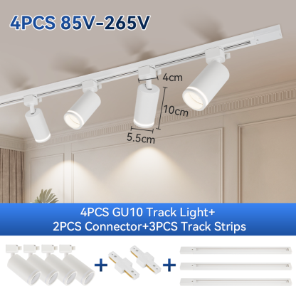 CANMEIJIA GU10 Track Light Model 001, No Light Source-CANMEILIGHTS