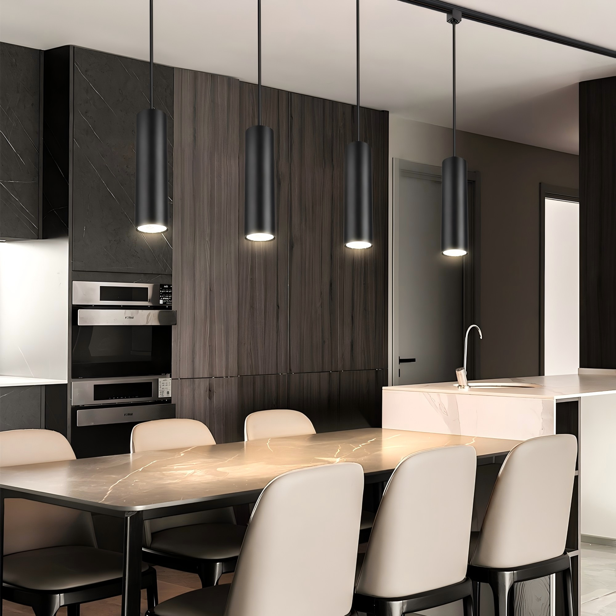 CANMEIJIA Cylinder Pendant Lamp 1-Phase Track 110-265V