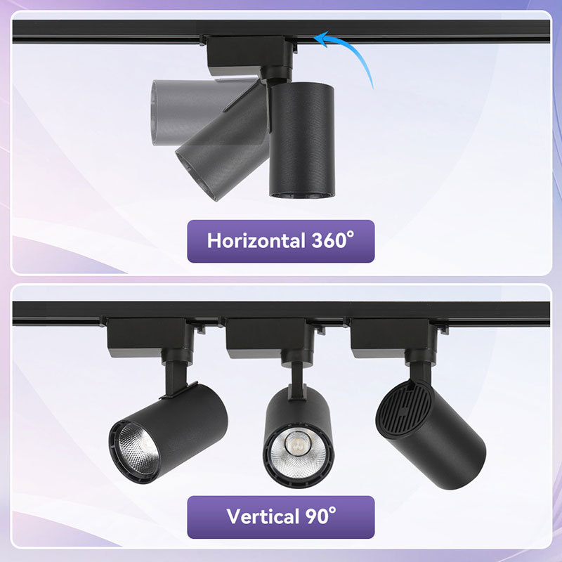 CANMEIJIA  New COB track lights with tri-color dimming and memory function-CANMEILIGHTS