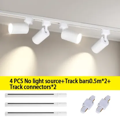 CANMEIJIA LED Gu10 Track Light Adjustable Angle Without Light Source