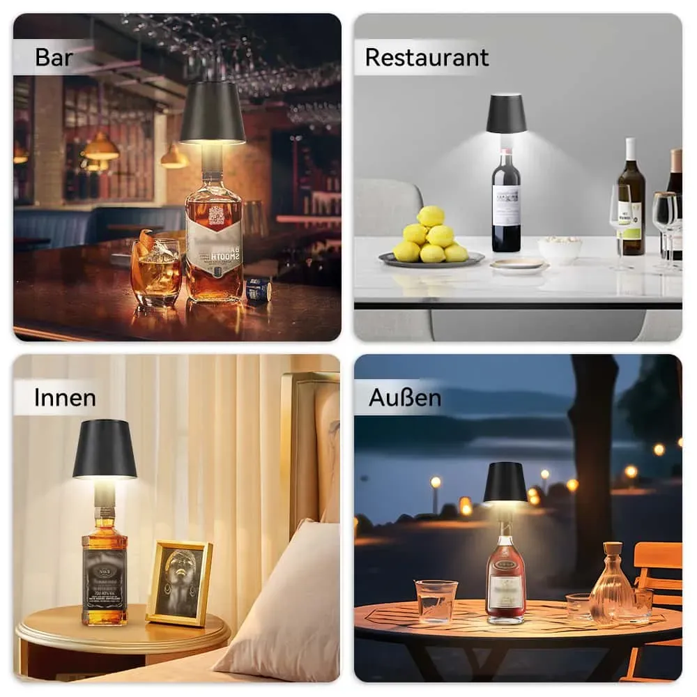 CANMEIJIA Wine Bottle Lamp Touch dimming USB charging RGB