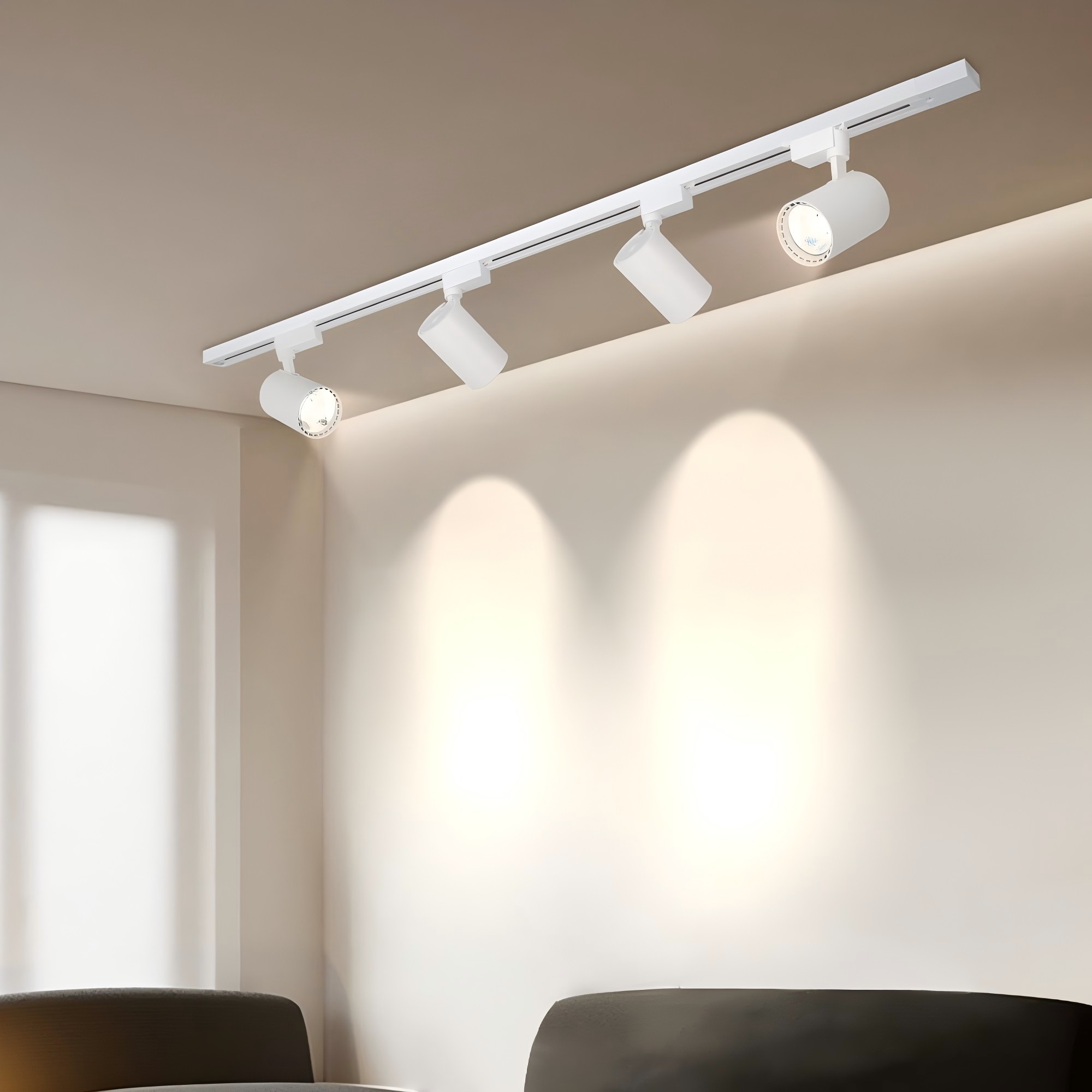 CANMEIJIA Led adjustable angle cob track light 165V-265V