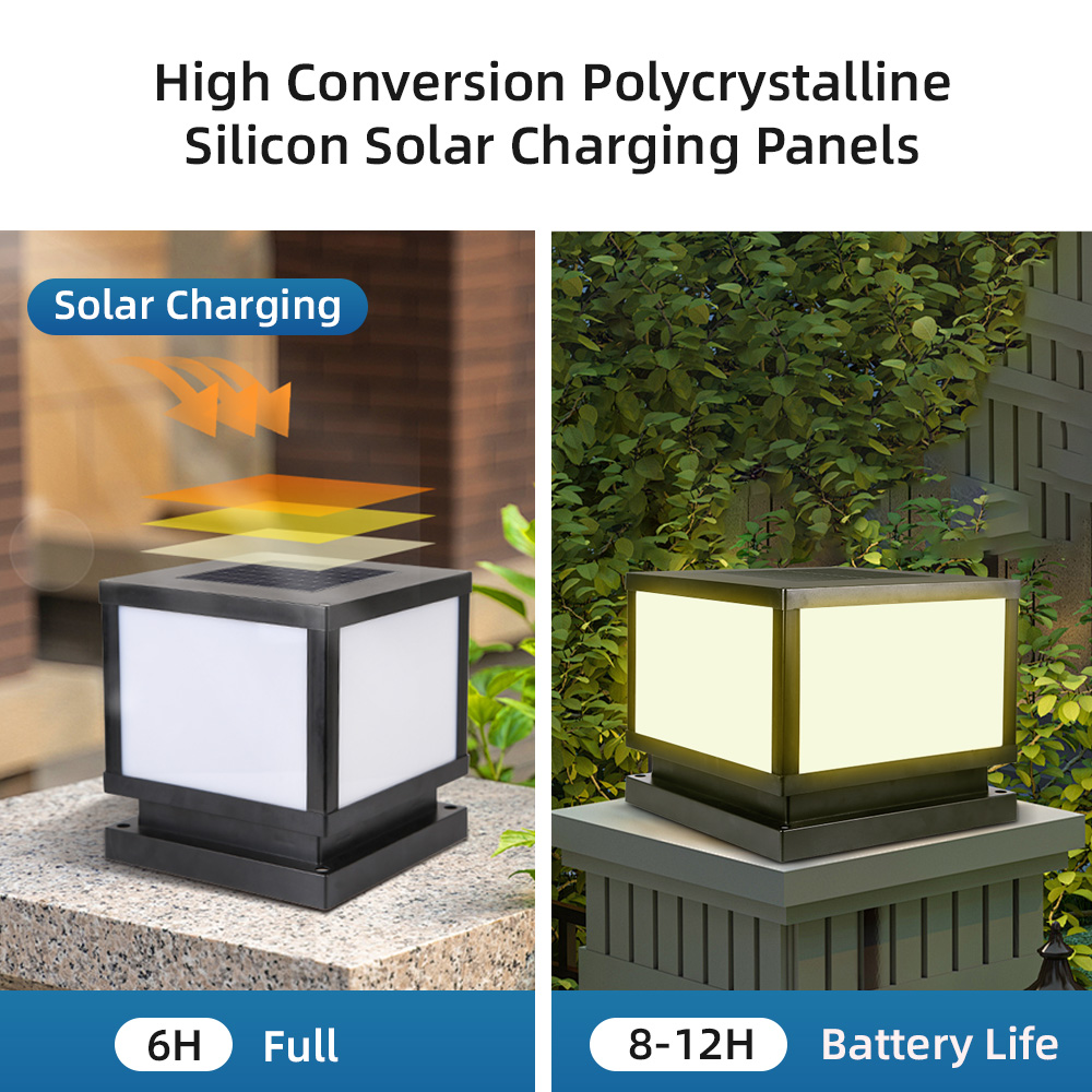CANMEIJIA Solar pole light 002 detachable model-CANMEILIGHTS