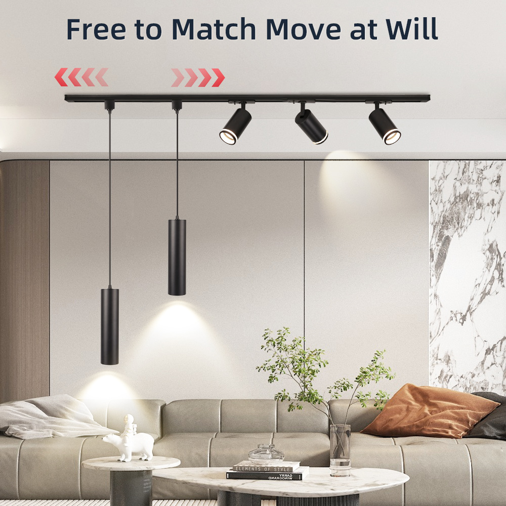 CANMEIJIA pendant track lighting long tube aluminum material -CANMEILIGHTS