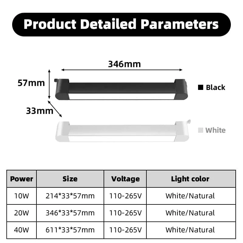 CANMEIJIA track light Aluminum + PC long clauses shape-CANMEILIGHTS
