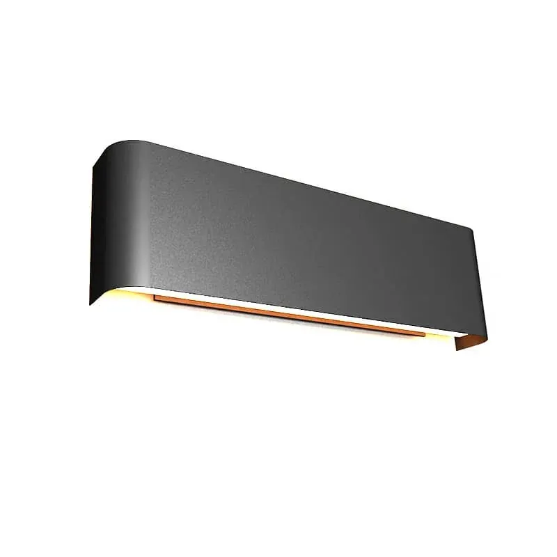 CANMEIJIA Lámpara de pared LED rectangular bidireccional, IP65, para exterior 