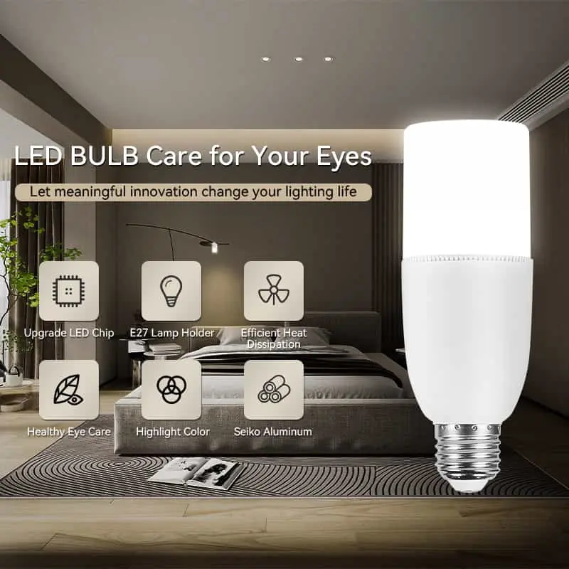 CANMEIJIA led bulbs columnar E27 lamp holder upgrade led chip-CANMEILIGHTS