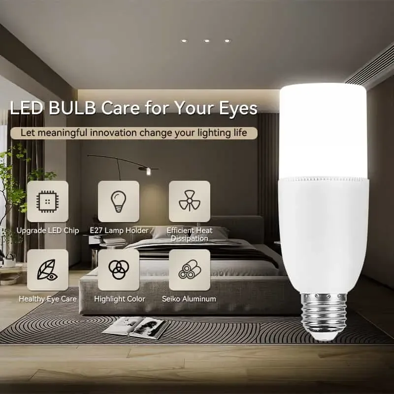 CANMEIJIA led bulbs columnar E27 lamp holder upgrade led chip-CANMEILIGHTS