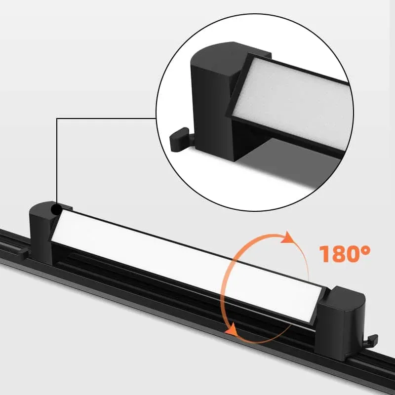 CANMEIJIA track light Aluminum + PC long clauses shape-CANMEILIGHTS