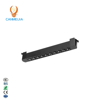 CANMEIJIA  Two-wire track strip spotlight, black casing, wide voltage range-CANMEILIGHTS