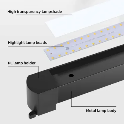 CANMEIJIA track light Aluminum + PC long clauses shape-CANMEILIGHTS