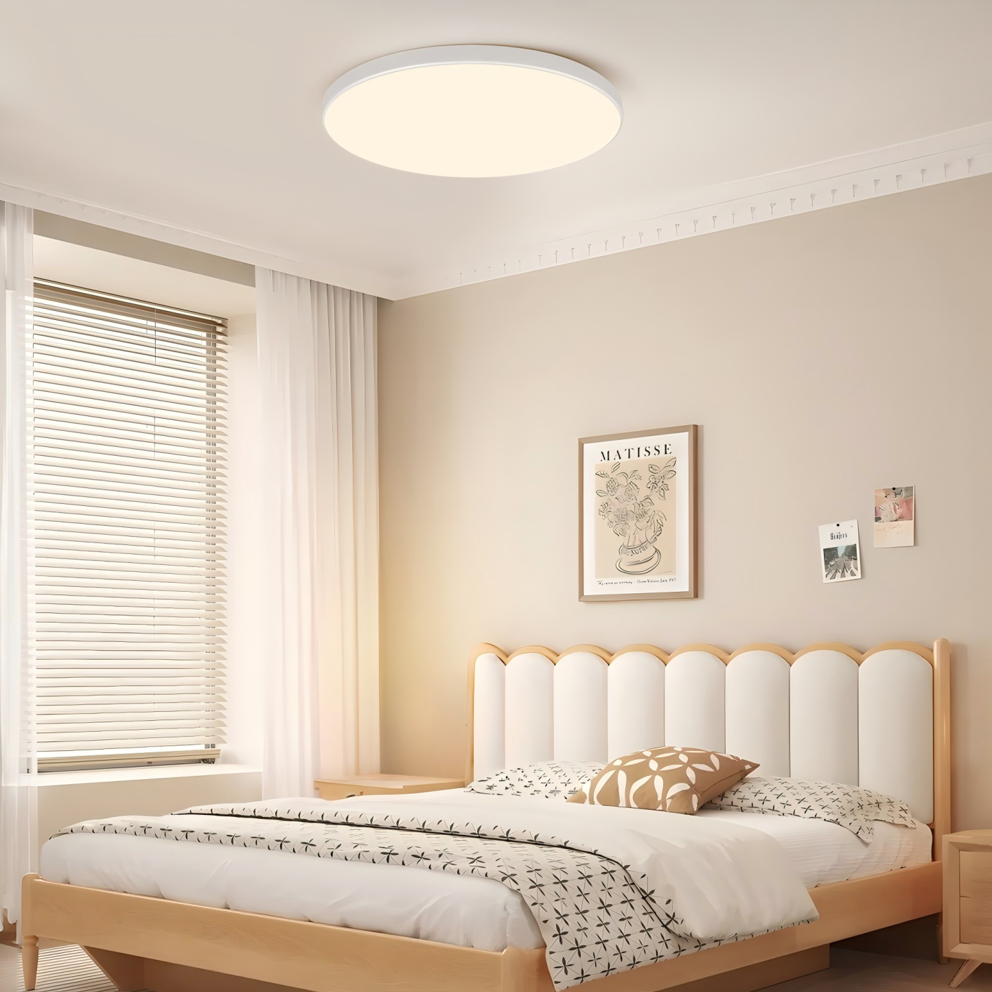 CANMEIJIA LED Ceiling Light Round Infrared Remote Control Smart Gurniture Light 001